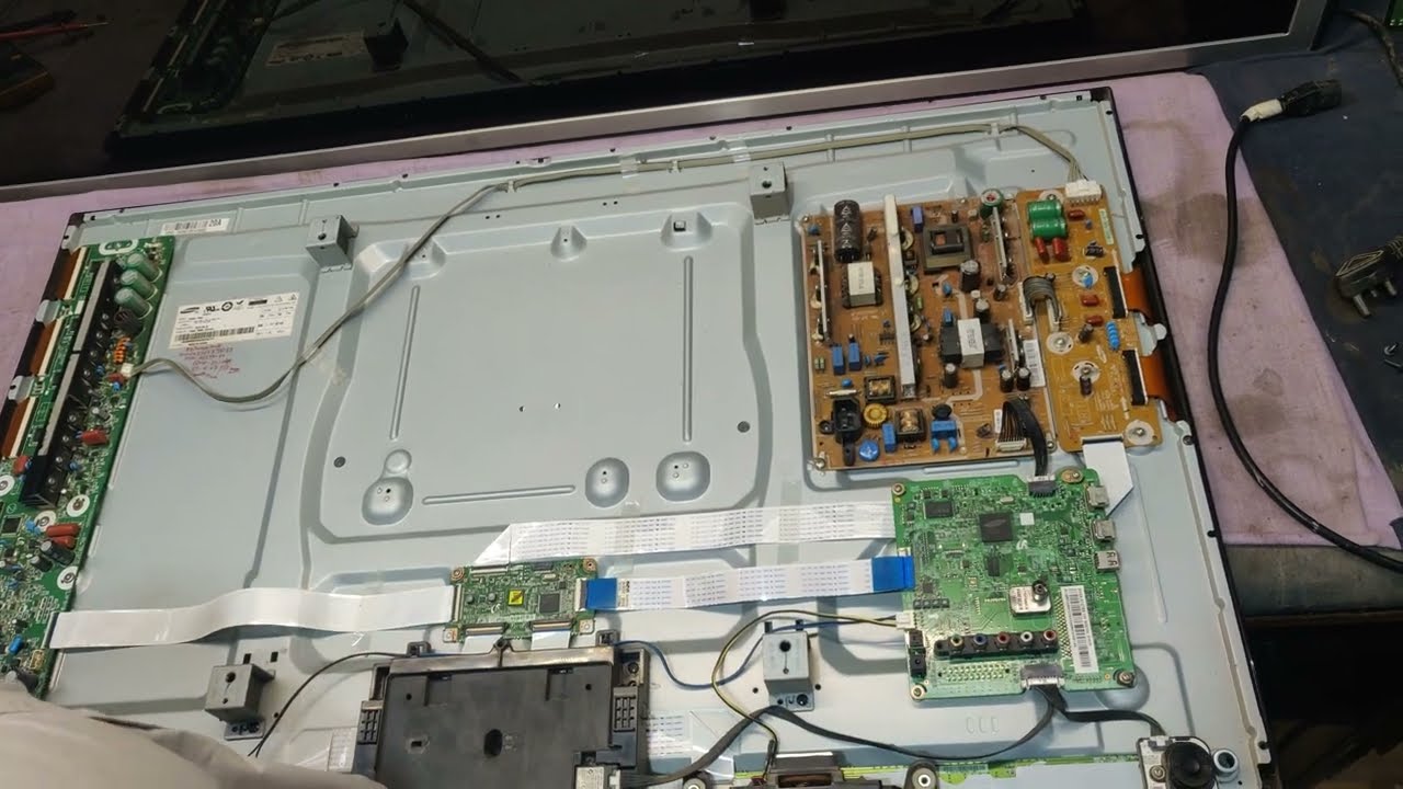 SAMSUNG PS43H4900- VOLTAGE/FLOWCHART & TEST PATTERN WITH/WITHOUT MOTHERBOARD.