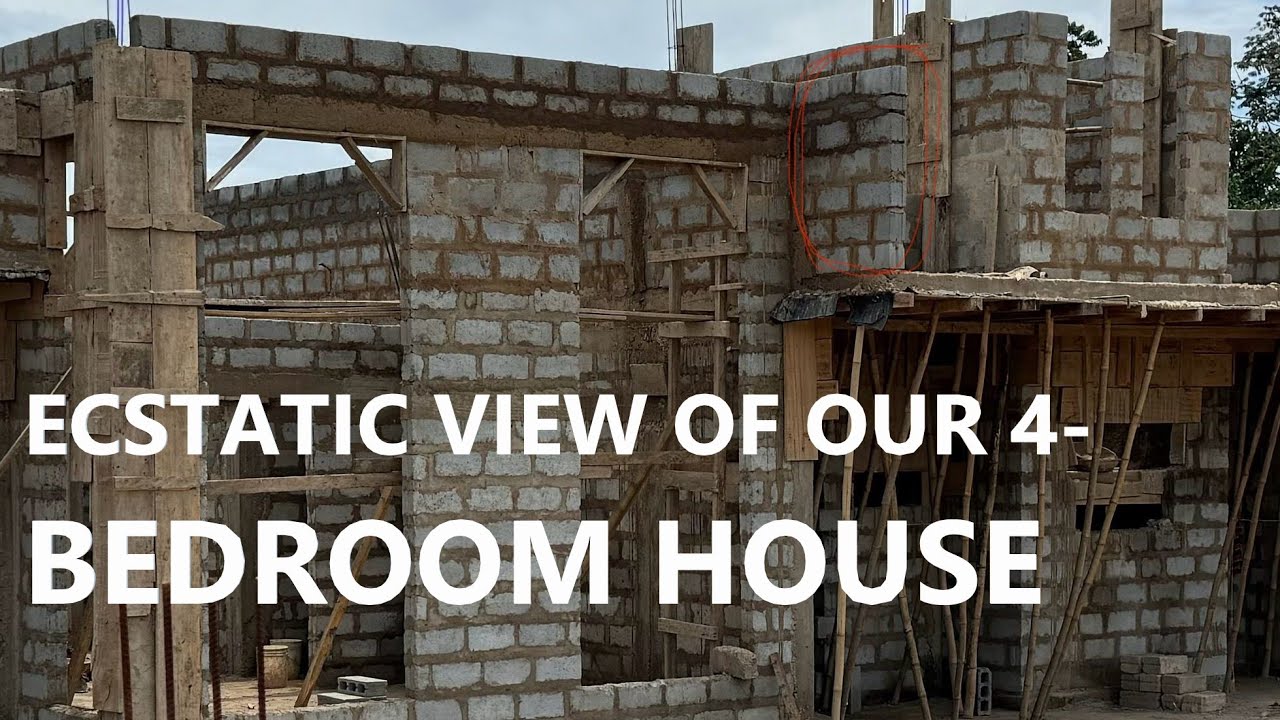 Building A House in Ghana | Ep-22 | Project Adjoa & Dennis | Gable Pillar Works #brightandclara