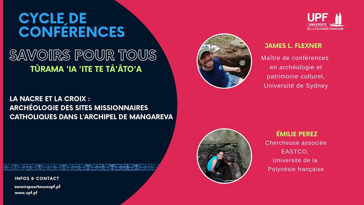La nacre et la croix : Archéologie des sites missionnaires catholiques dans l’archipel de Mangareva