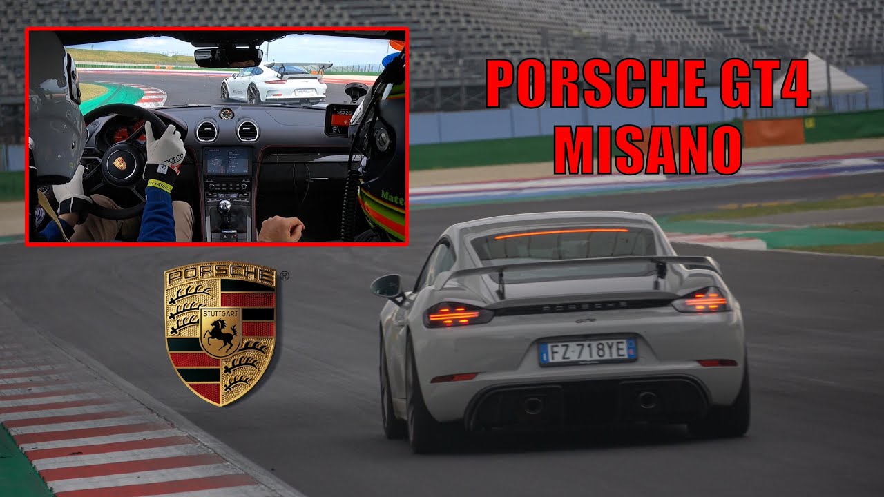 Porsche 718 GT4 Trackday Misano