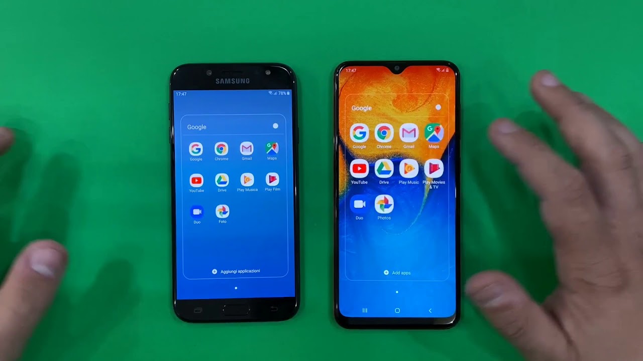 Samsung Galaxy A20 vs Samsung Galaxy J7 2017