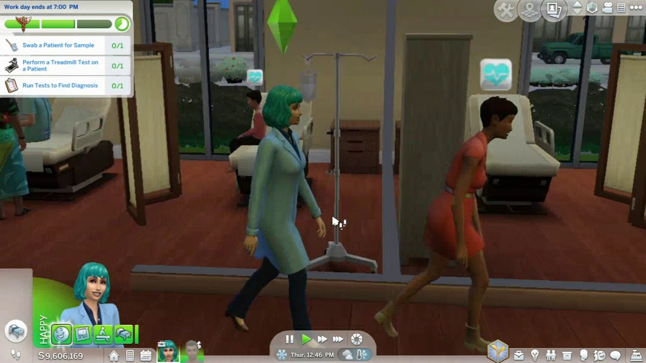 DIAGNOSA PASIEN SUPER TRICKY | THE SIMS 4 INDONESIA | SIMS 4 AT WORK DOCTOR CAREER.