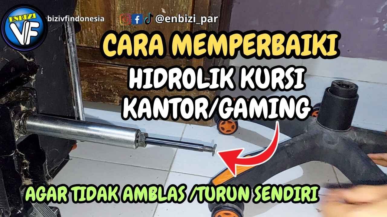Cara Memperbaiki Hidrolik kursi gaming Yang Rusak, Merosot/Turun Sendiri