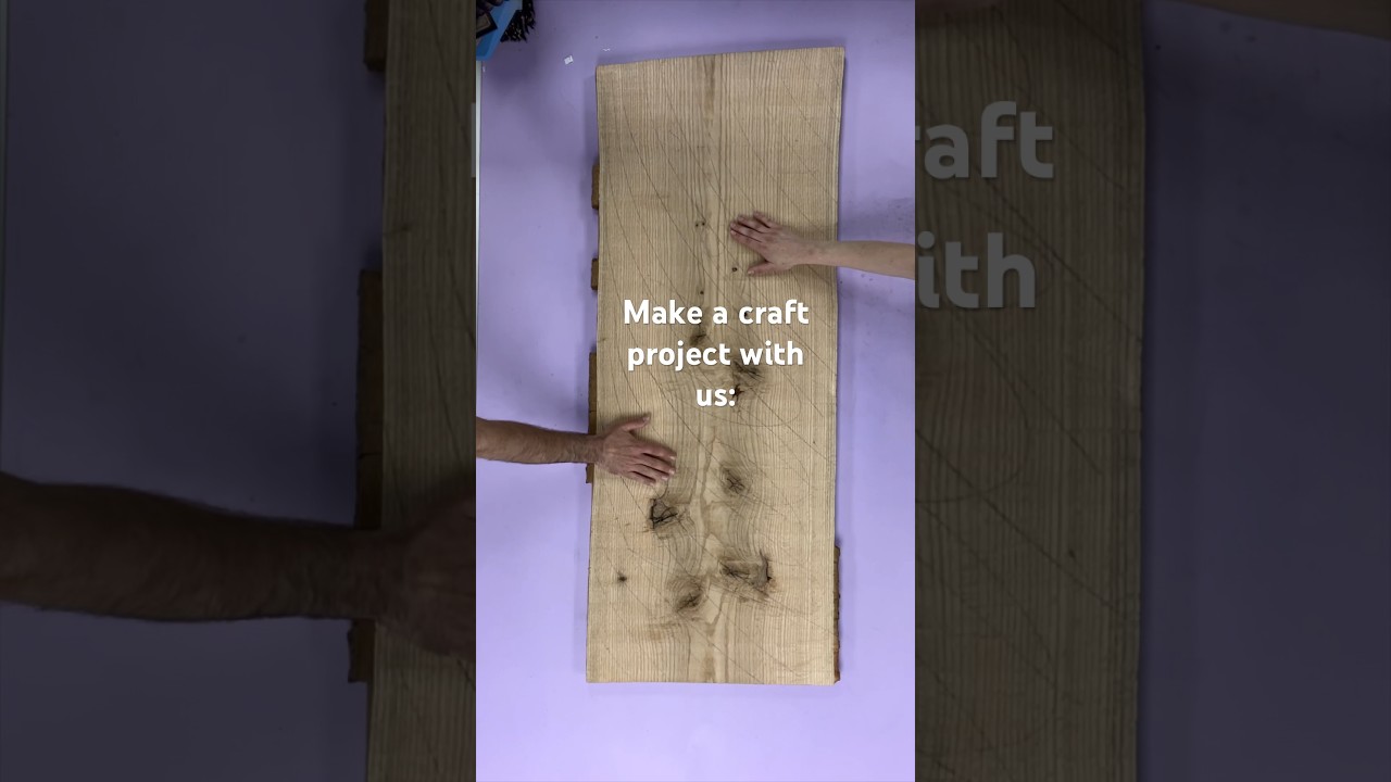How to Laser Engrave a Full Slab of Oak #diy #lasercut #slab #woodworking