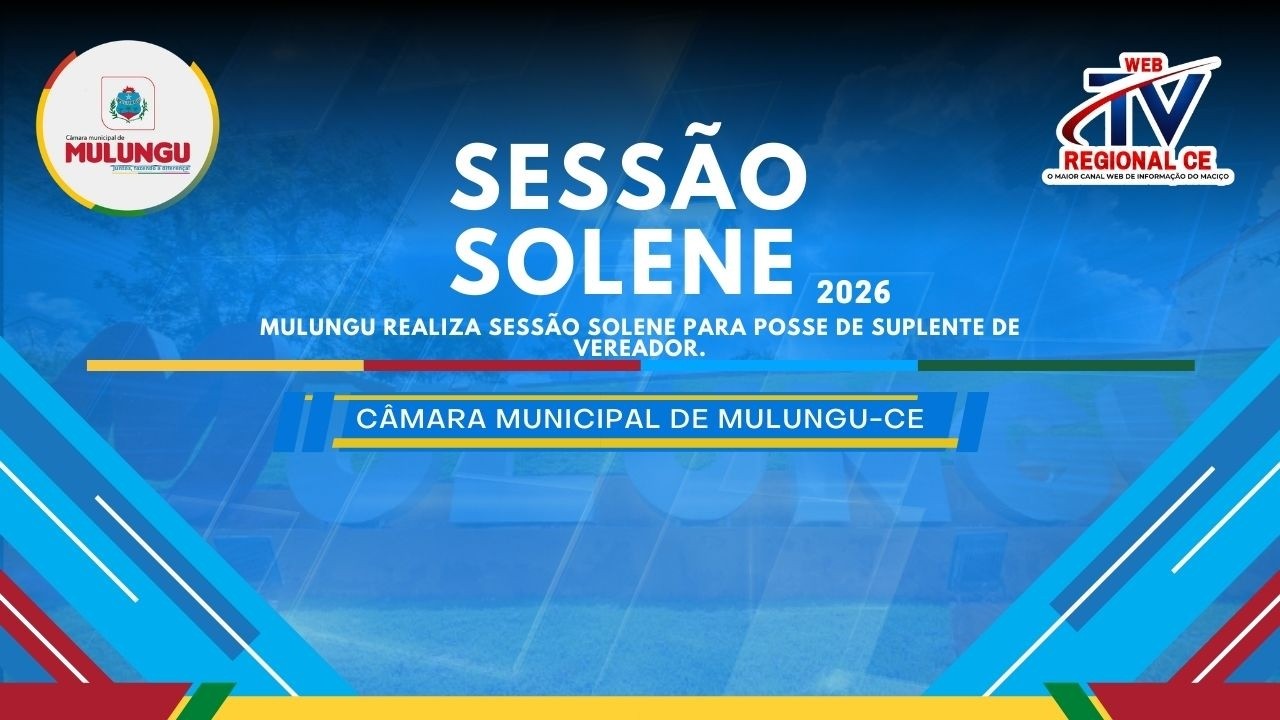 Mulungu Sessão Solene para posse de suplente de vereador 04 03 2026