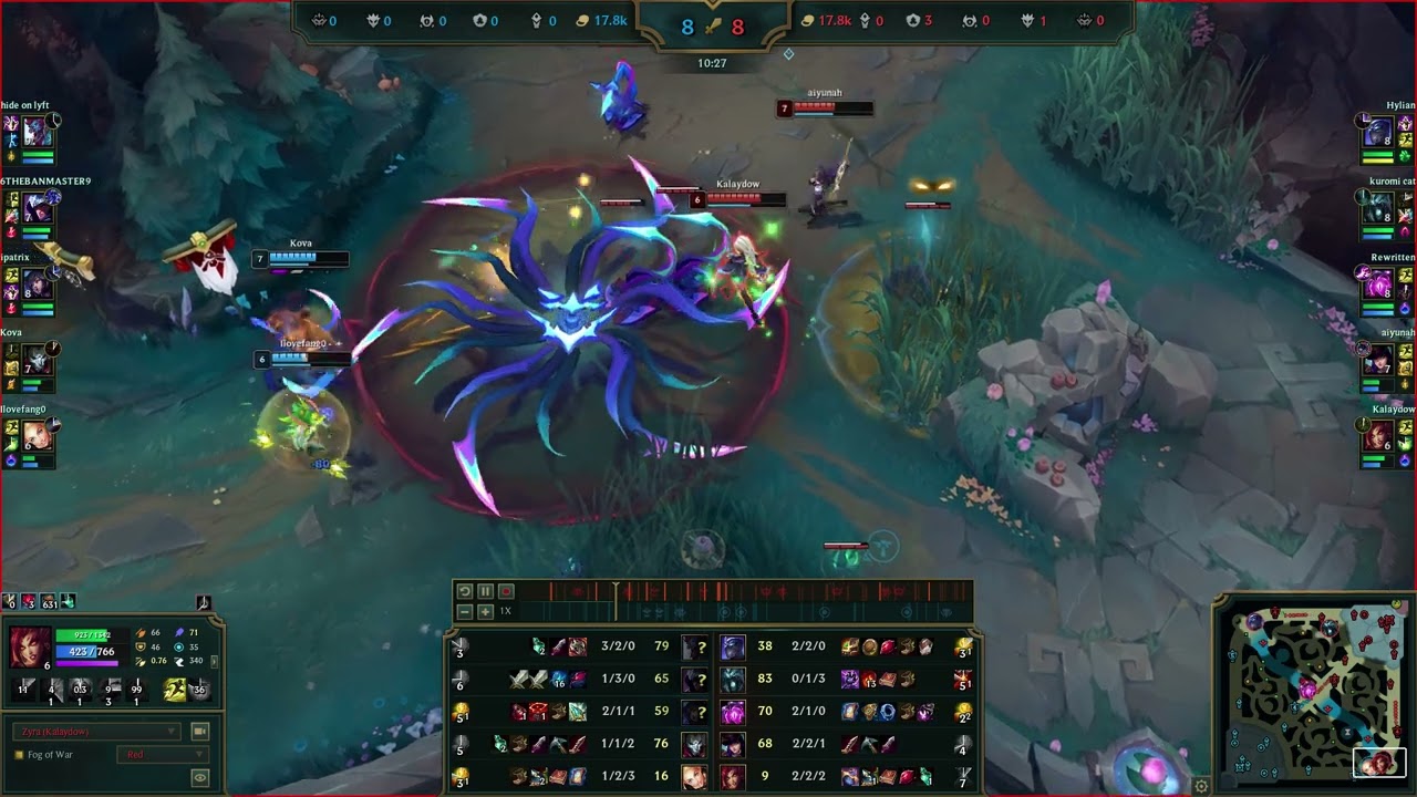 Kalays Eyes - Zyra Support (vs Jhin/Lux)