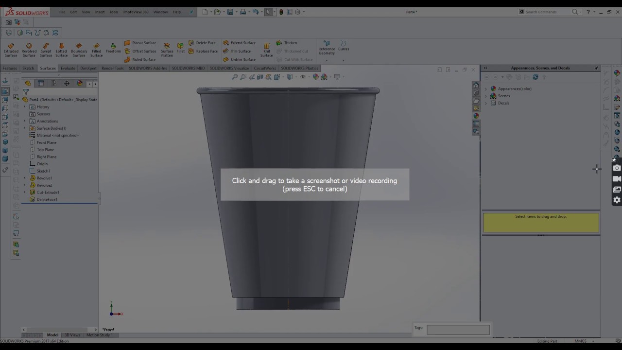 SOLIDWORKS -#1 PAPER CUP