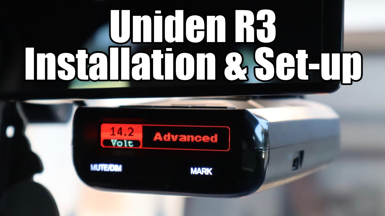 Uniden R3 Installation with Hardwire Kit & Set-up
