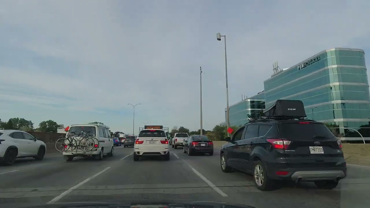 The road from Granby to Radisson (Quebec, Canada)