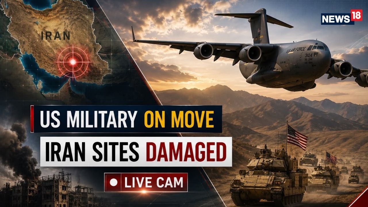 US Iran War News | Military on the Move, Iran Nuclear Sites Damaged | US Bases Under Attack | LIVE