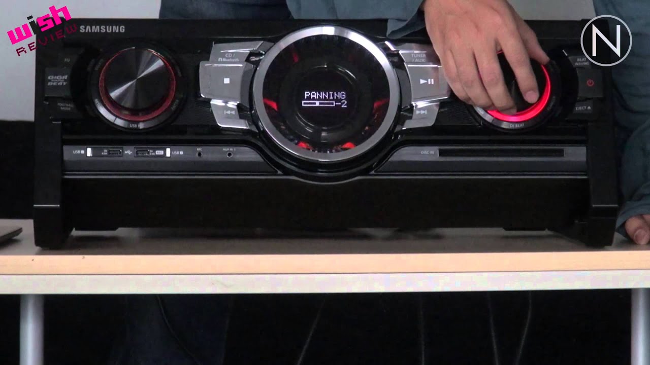 Potencia al máximo, mini-componente Giga Sound Beat MX-FS9000 de Samsung