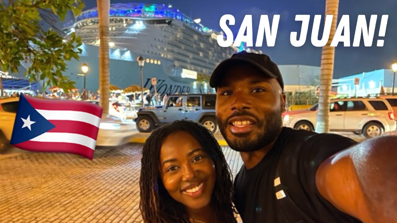 Wonder of the Seas First Stop in San Juan! Trying Street Eats and More!