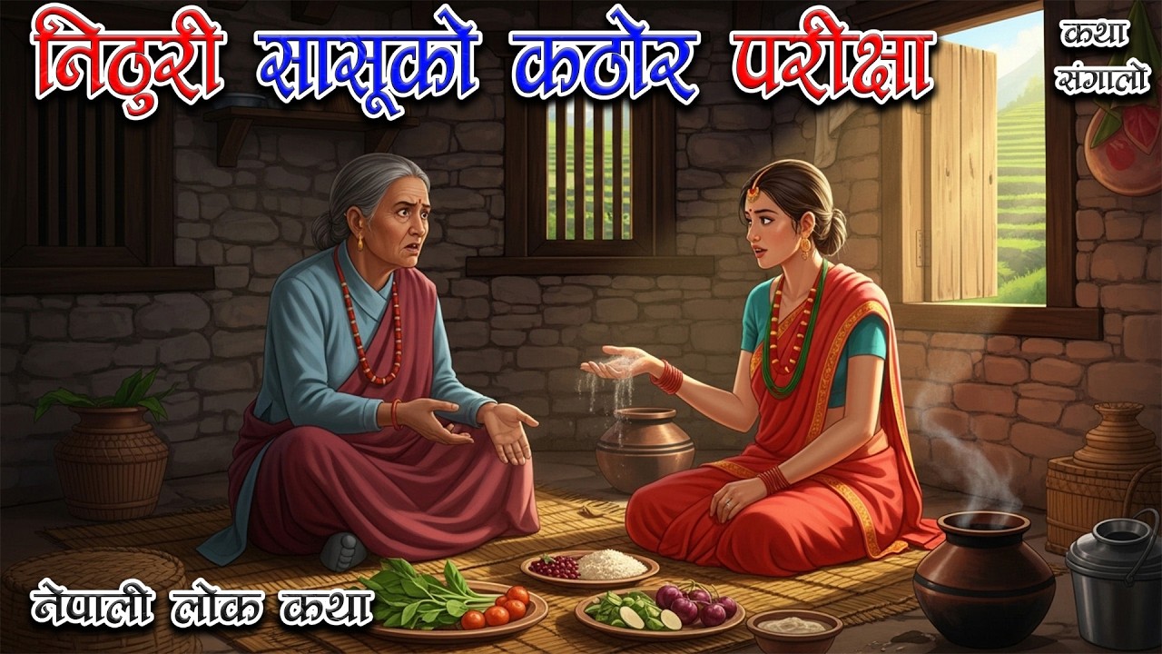 निठुरी सासूको कठोर परीक्षा: जब बुहारीले ढुङ्गामा फूल फुलाइन्! | Nepali Lok Katha | नेपाली लोक कथा