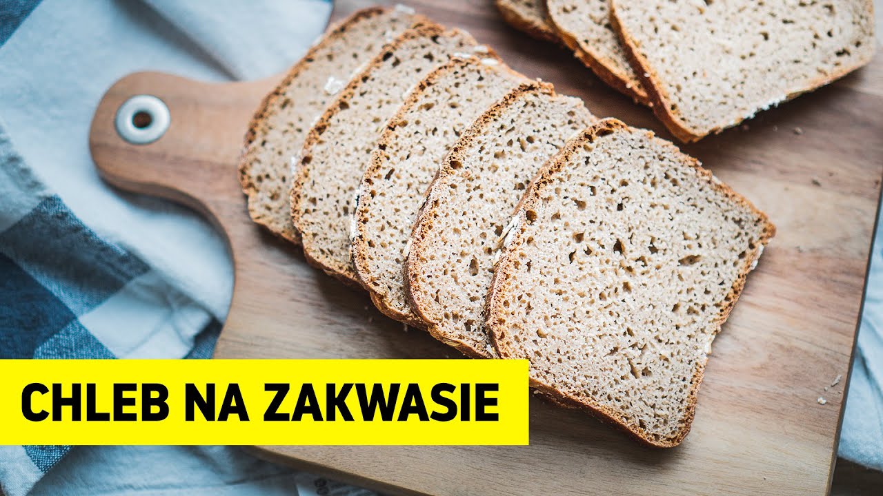 Chleb pszenno-żytni na zakwasie - Najprostszy Przepis