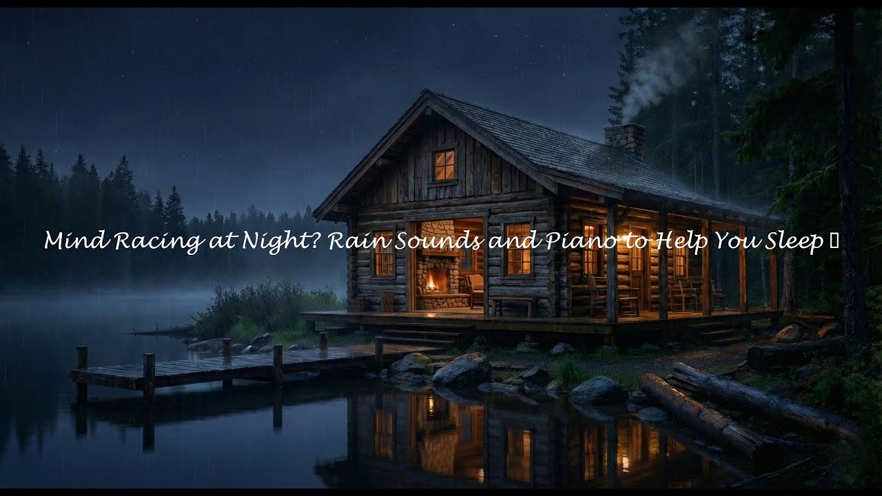 Deep Sleep Music with Rain Sounds for Restful Long Nights 🌌 #Qh6
