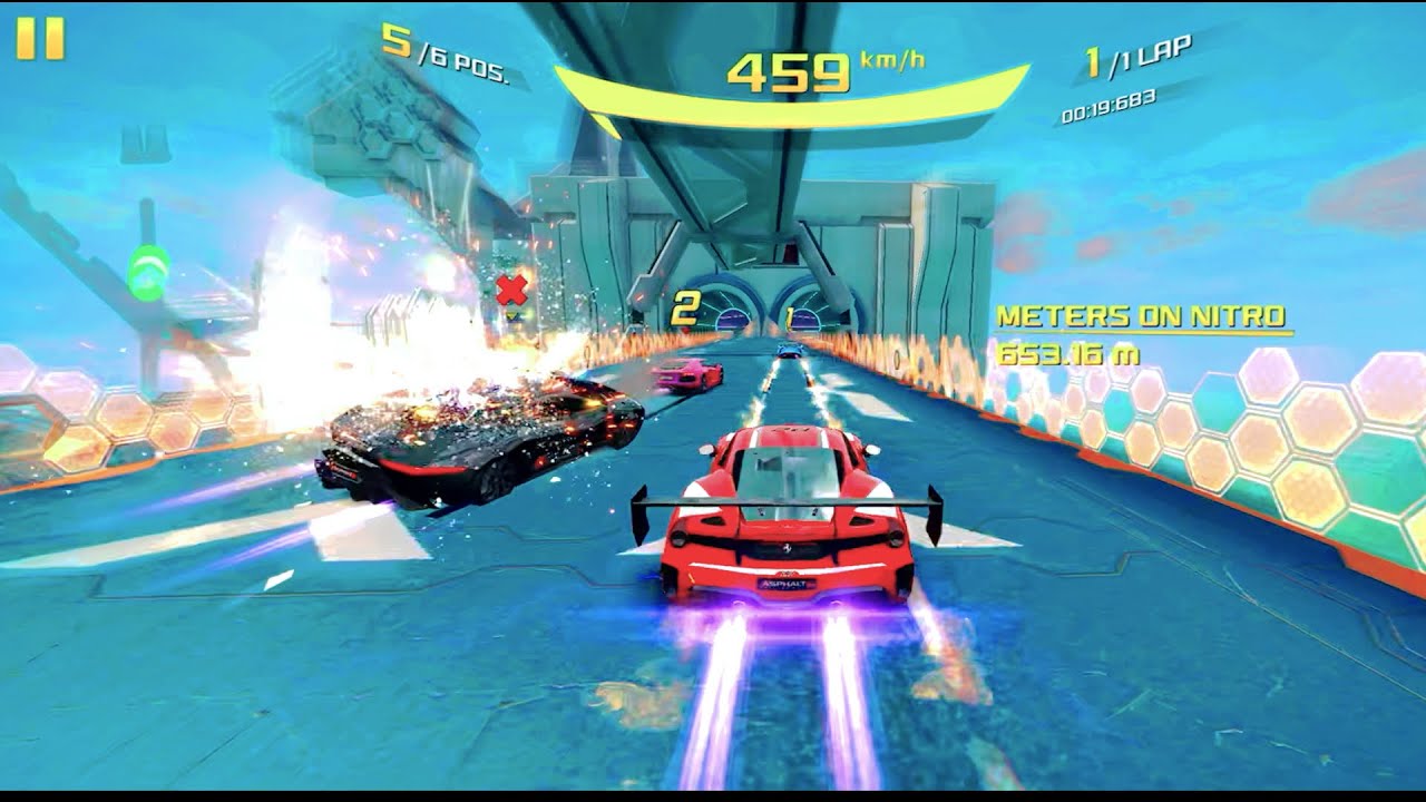 Asphalt 8, Farrari 488 Challenge Evo multiplayer