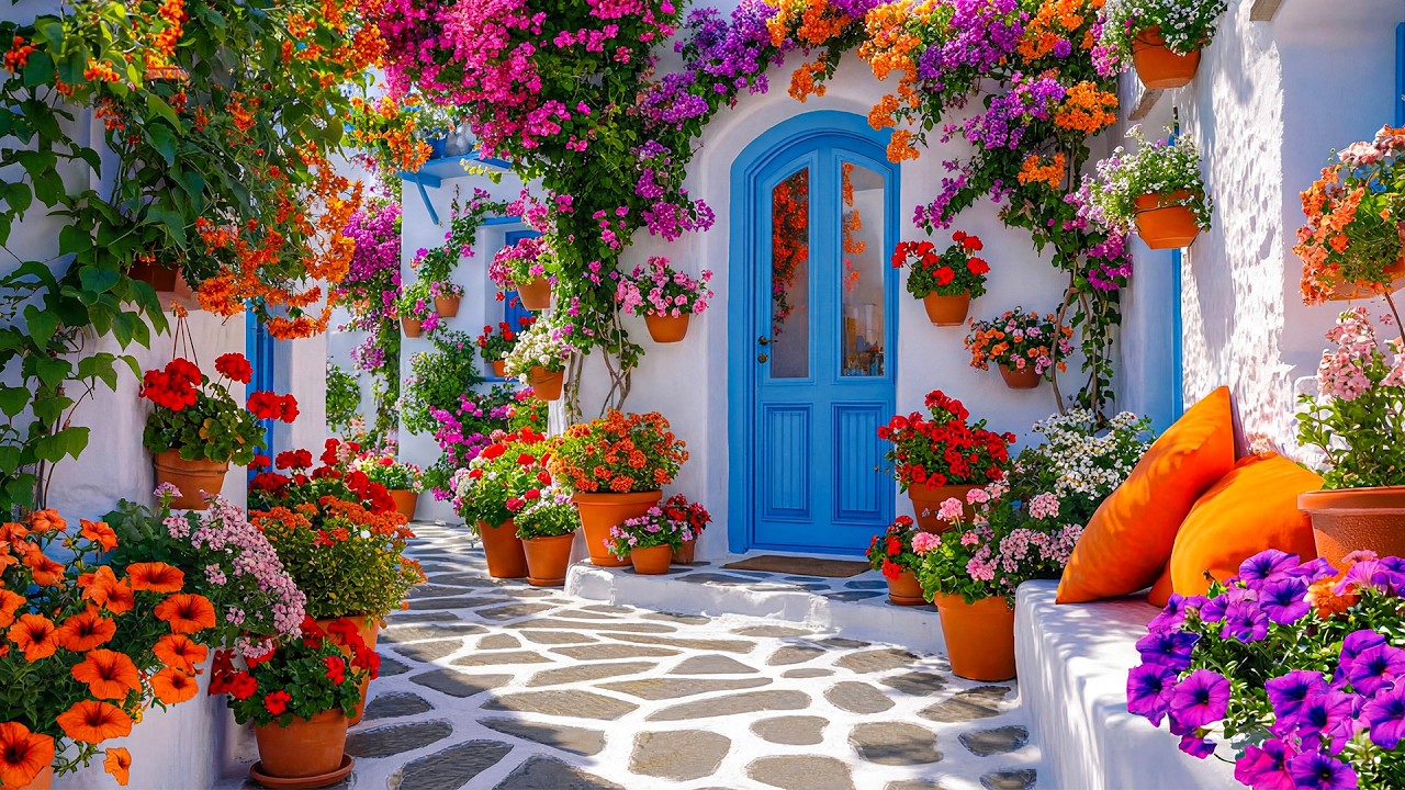Самые красивые сады мира 🌸 Спокойная музыка для релаксации 🪴 Потрясающие цветы и растения