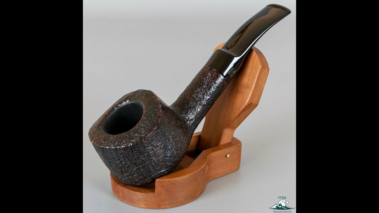 Sixten Ivarsson Designed Stanwell 2nd Danske Club Sandblasted Bent Pot (11) 9mm