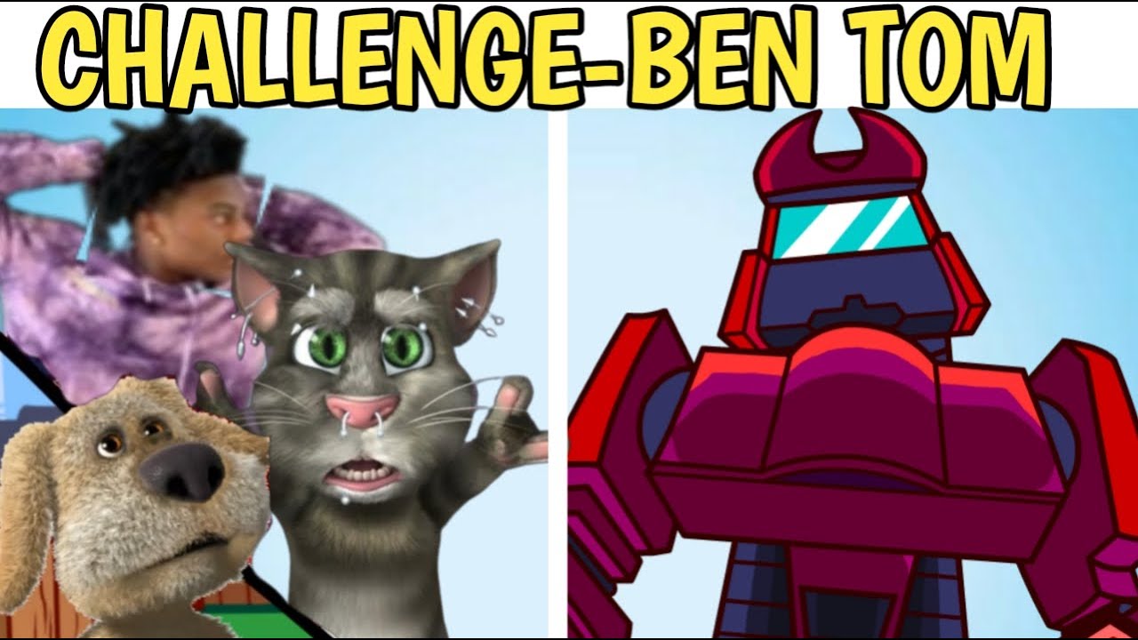 Friday Night Funkin'- CHALLENG-EDD BUT BEN, TOM & ISHOWSPEED SING IT || TOMBOT OVER TORDBOT || EDD