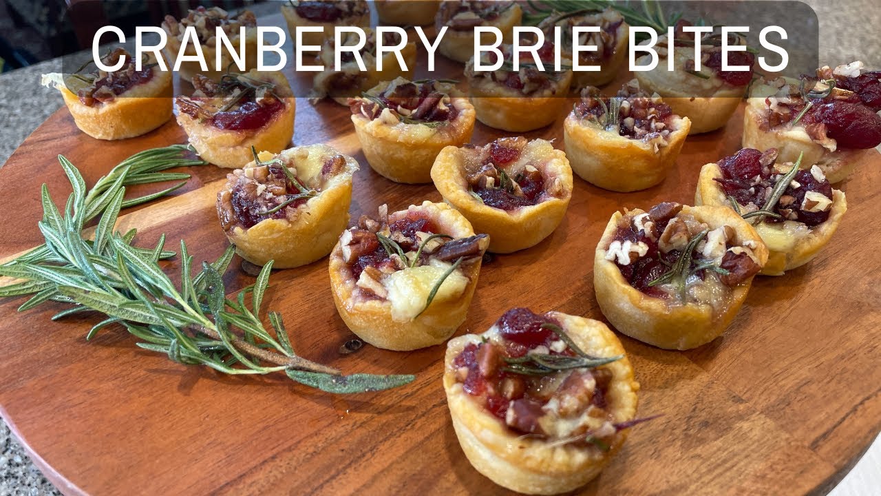 Cranberry Brie Bites