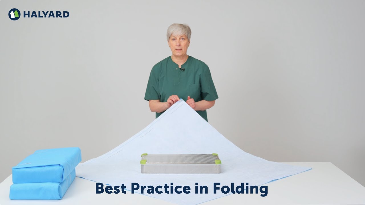 Best Practices for Folding Sterile Instrument Trays | HALYARD*