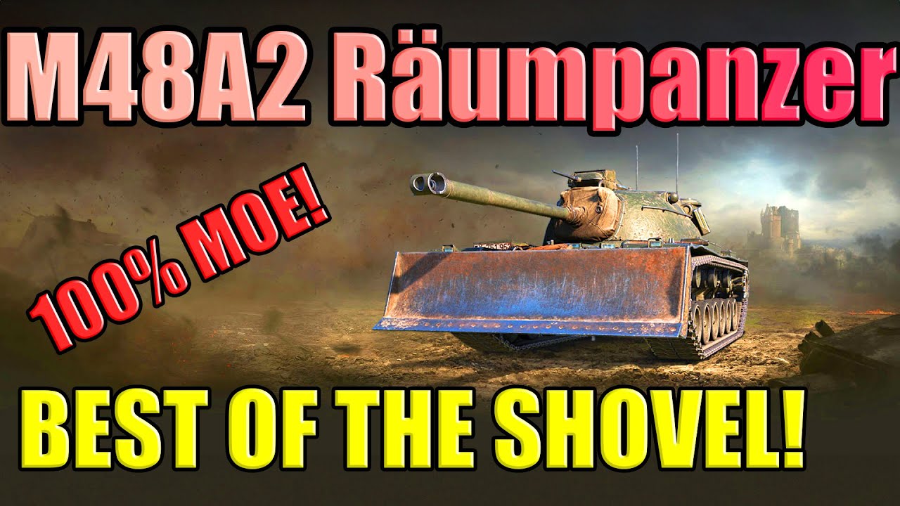 M48 RPz: Best Games on the Way to 100% MOE in World of Tanks!