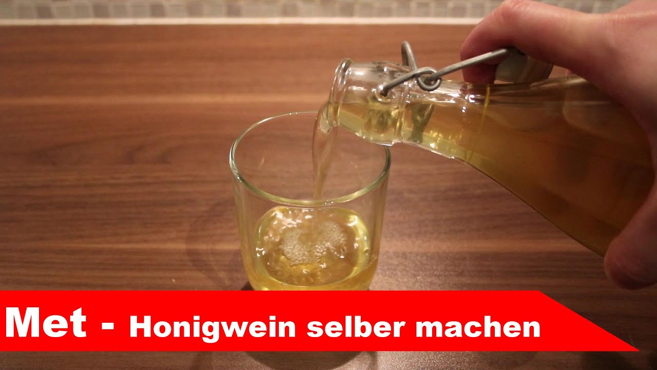 🍯 Met selber machen 🐝 - leckerer Honigwein - Fermentastisch