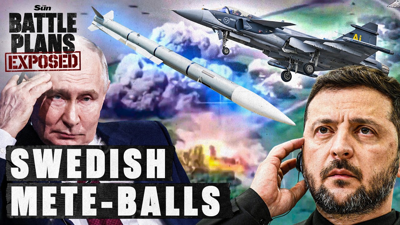 Unstoppable missile Putin fears as Sweden hands Kyiv fleet of Gripen fighter jets