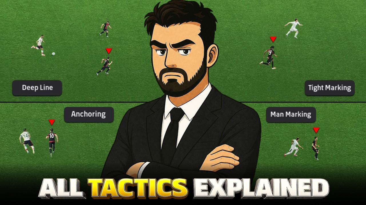 Вся тактика eFootball объяснена! Всё за 10 минут...
