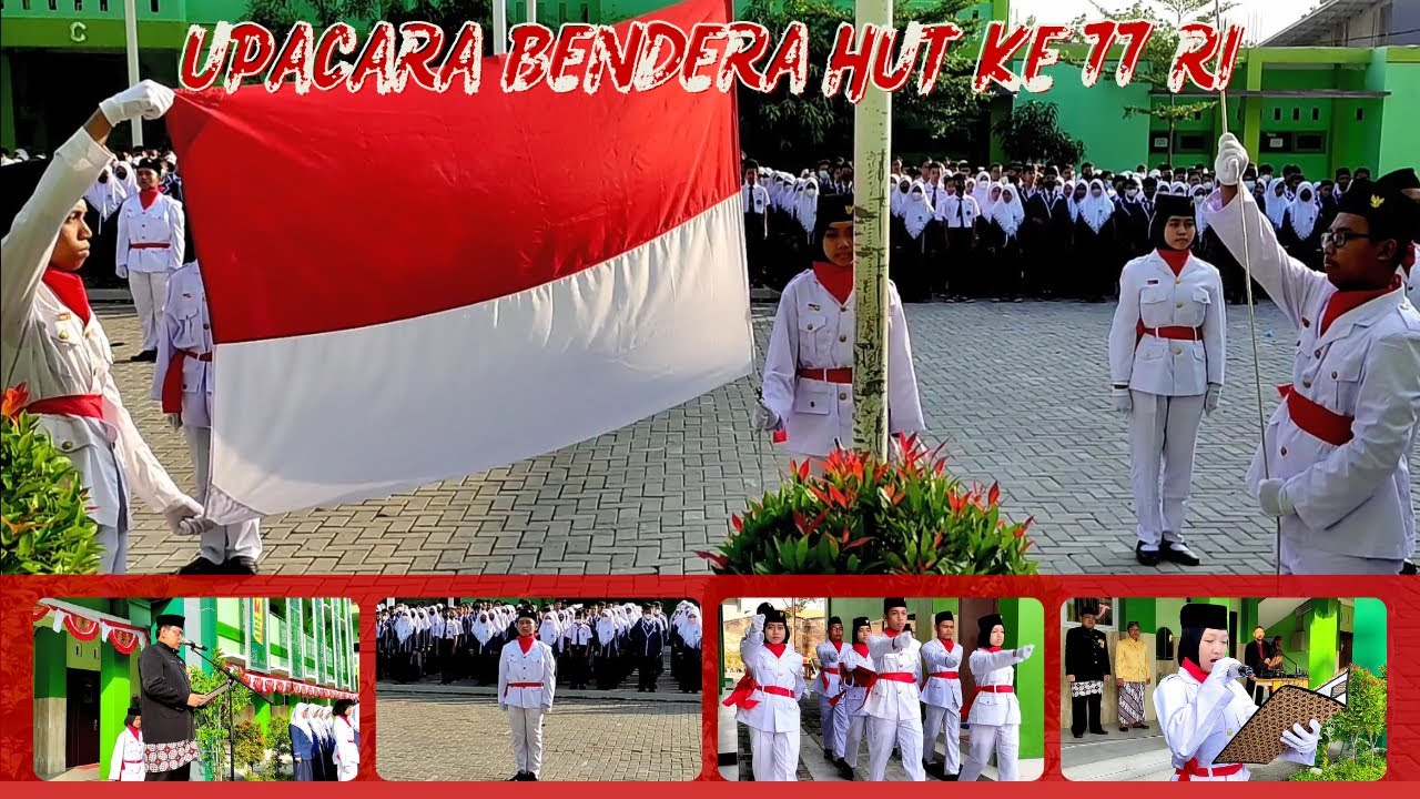 Upacara Bendera HUT ke 77 Republik Indonesia