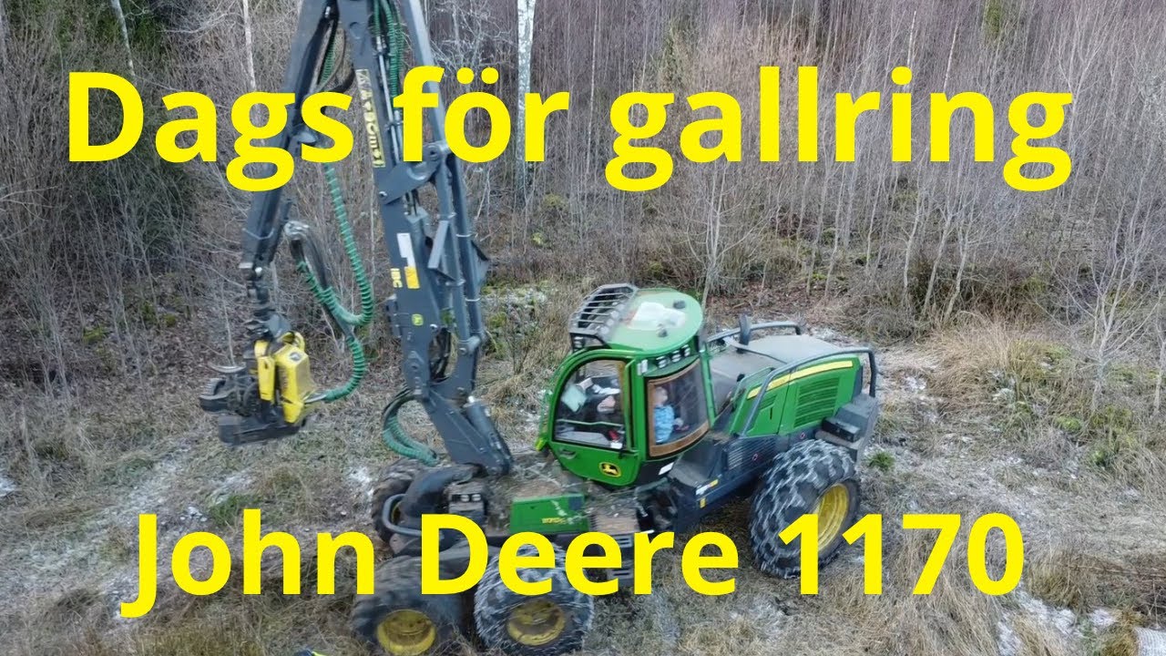John Deere 1170 - Gallring i granplantering