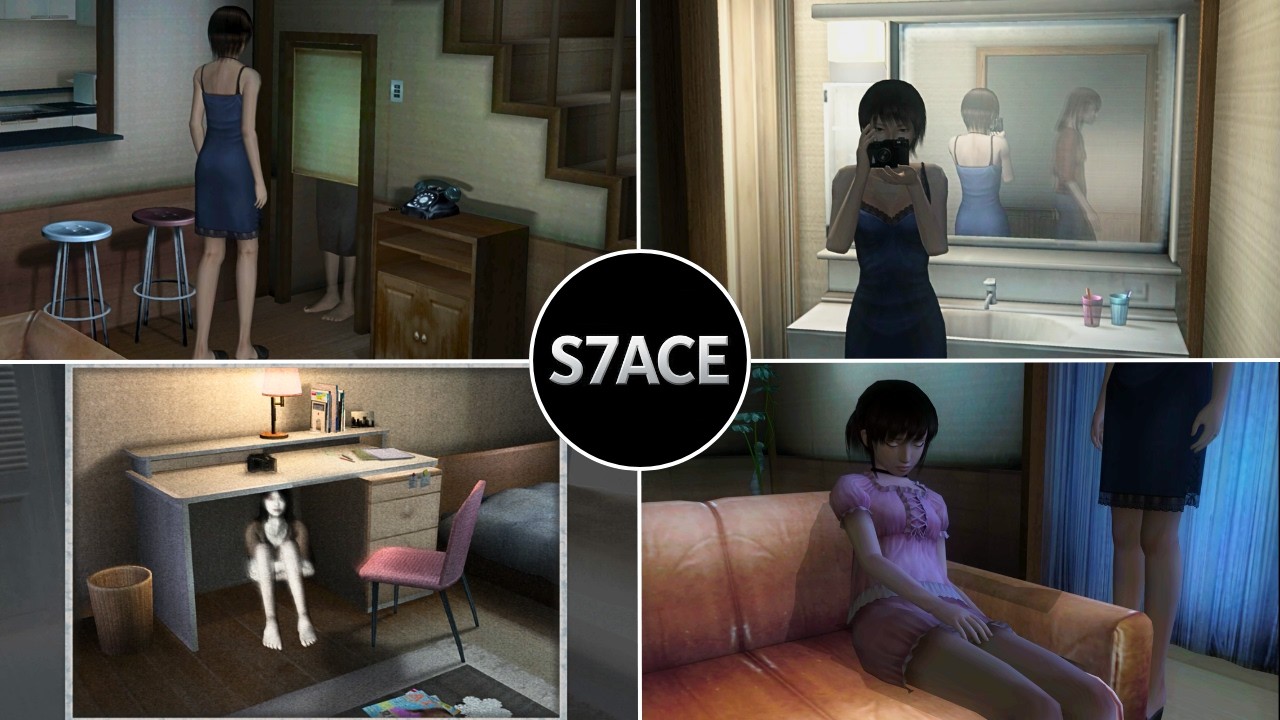 All Hauntings In Rei's House | Fatal Frame 3 #haunting #horrorgame #fatalframe #ghost