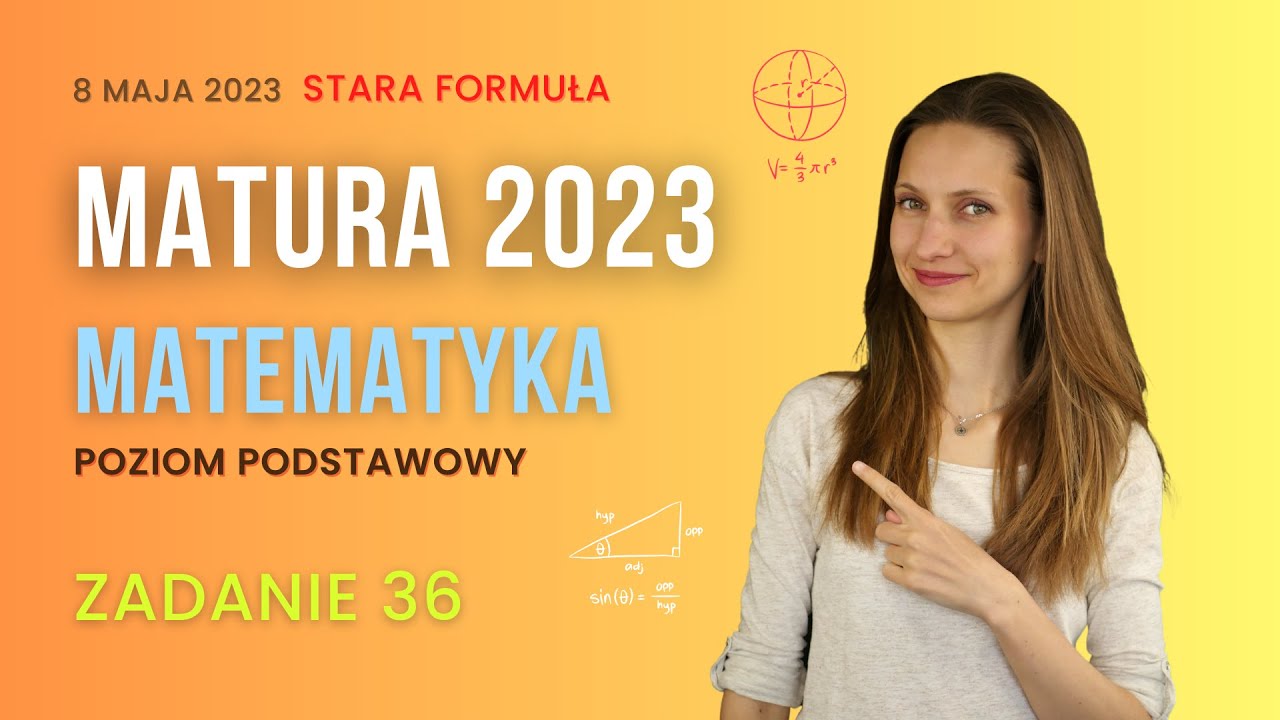 Zadanie 36 Podstawa Matura Matematyka Maj 2023 Stereometria Objętość Pole Powierzchni Graniastosłupa