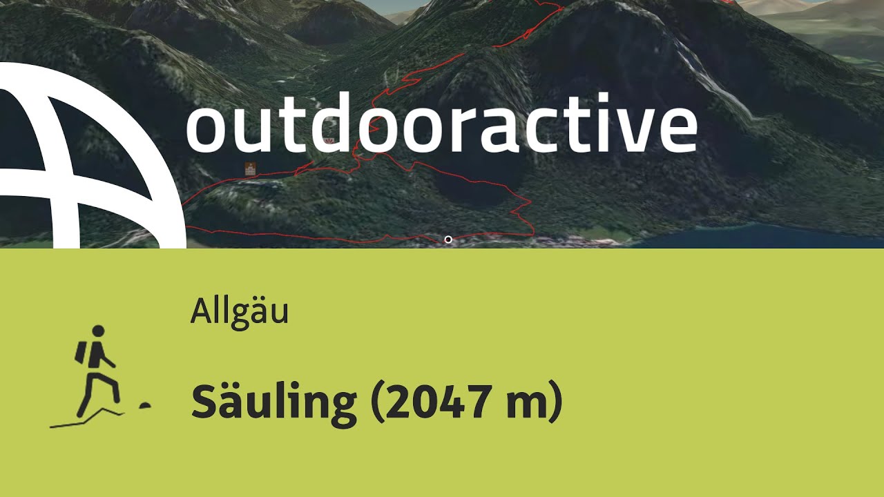 Bergtour im Allg&auml;u:  S&auml;uling (2047 m)
