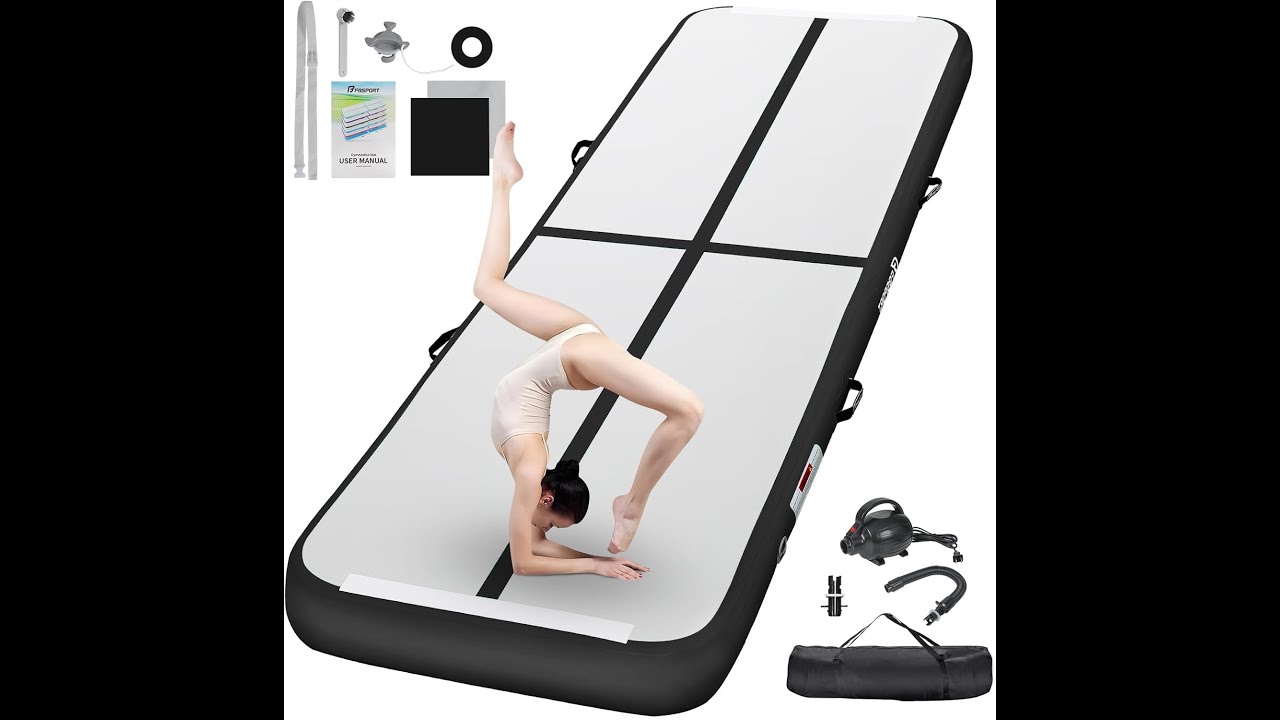 Review: FBSPORT Inflatable Air Track Gymnastics Mat  - 4/8 Inch Thickness