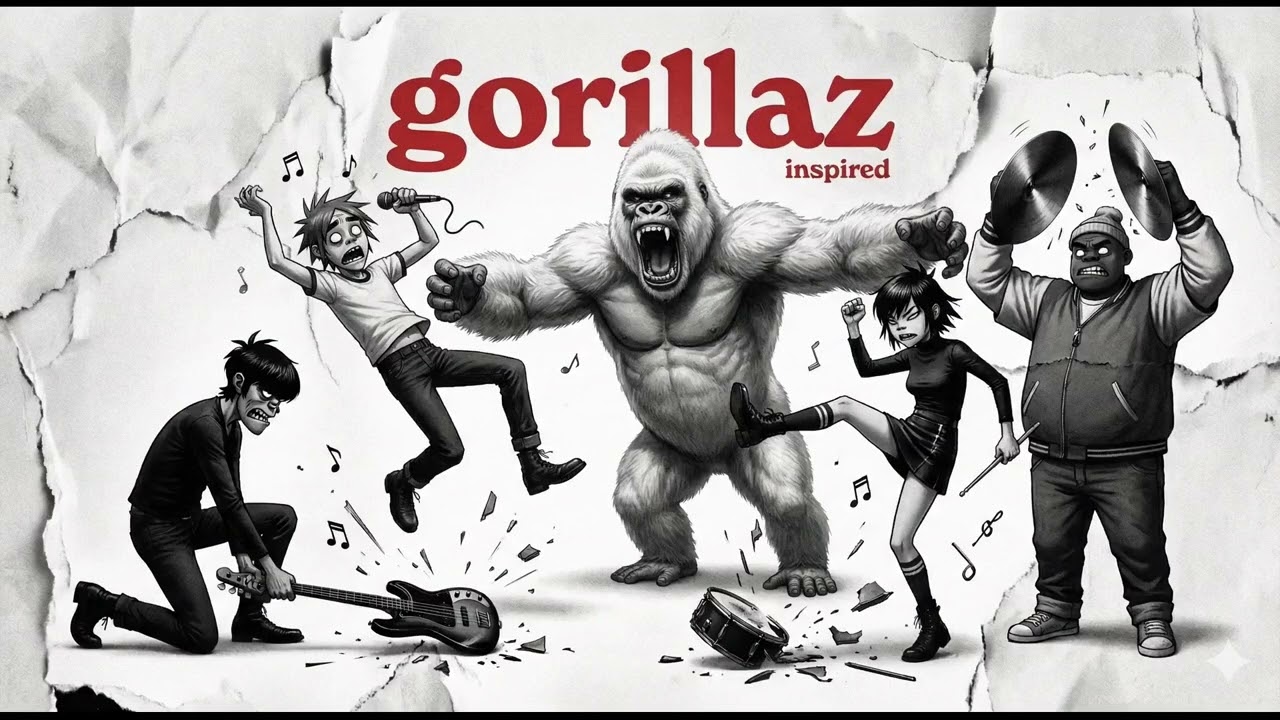 Kill Bill [UNDERGROUND] –Gorillaz Mountain Album Inspired , AI Remix Psycho– Trip-Hop, Hip-Hop