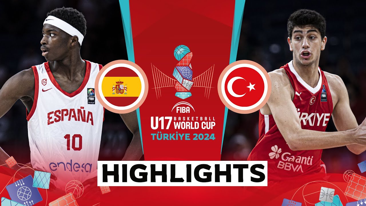 Quarter-Finals: Spain 🇪🇸 vs Turkiye 🇹🇷 | Highlights | FIBA U17 Basketball World Cup 2024