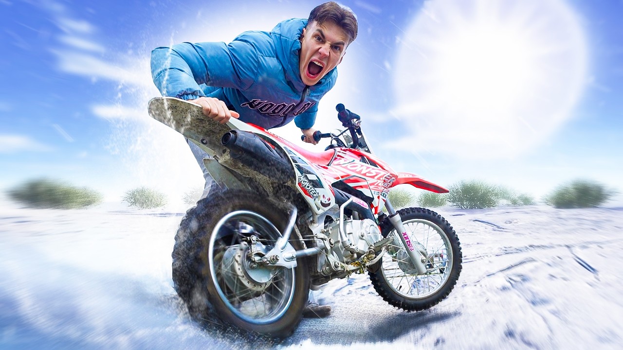 CROSSEN IN DE SNEEUW!