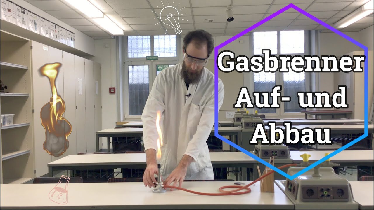 Der Gasbrenner (Auf- und Abbau)
