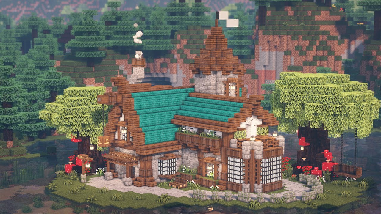 Minecraft | Como Fazer Uma Taberna Fantasia Medieval