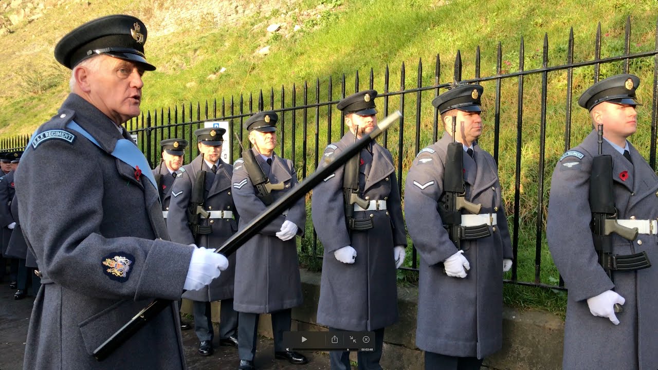 Remembrance Sunday - 18 RAF Regiment Soldiers