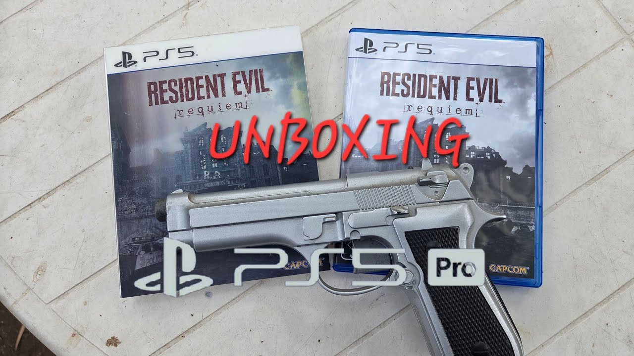 PS5 PRO RESIDENT EVIL REQUIEM - РАСПАКОВКА ФИЗИЧЕСКОЙ КОПИИ Лентикулярное издание