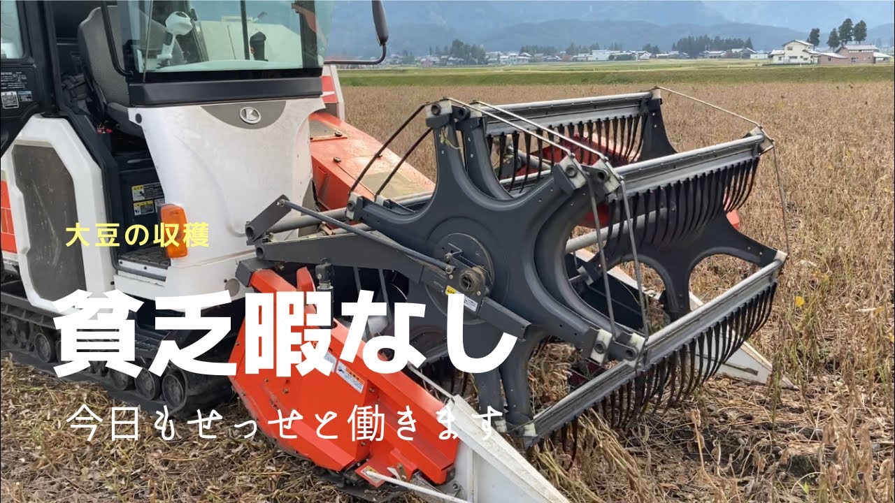【コンバイン】大豆収穫ARH380
