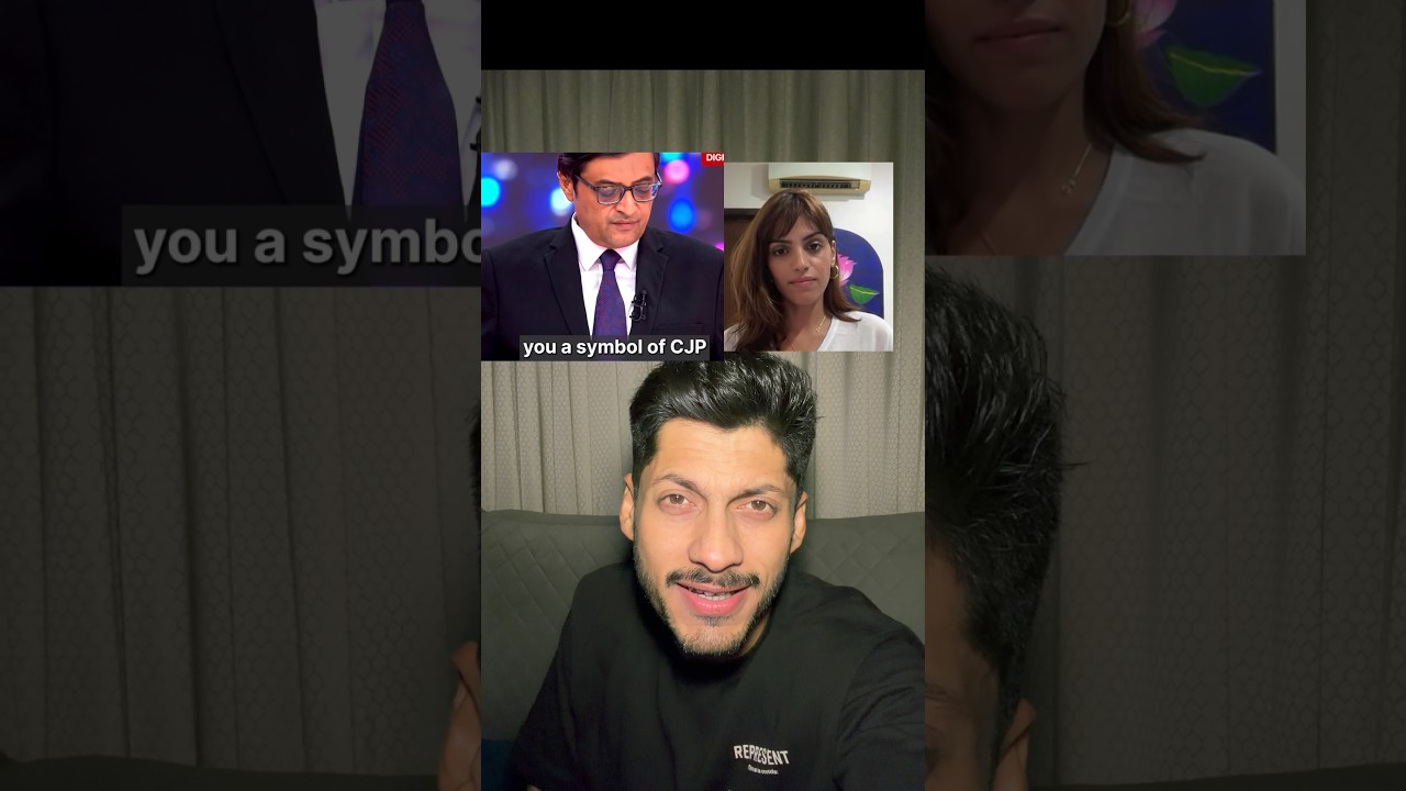 Arnab giswami vs CJP protest girl #arnabgoswami #viralgirl #trending #viralvideo #republictv