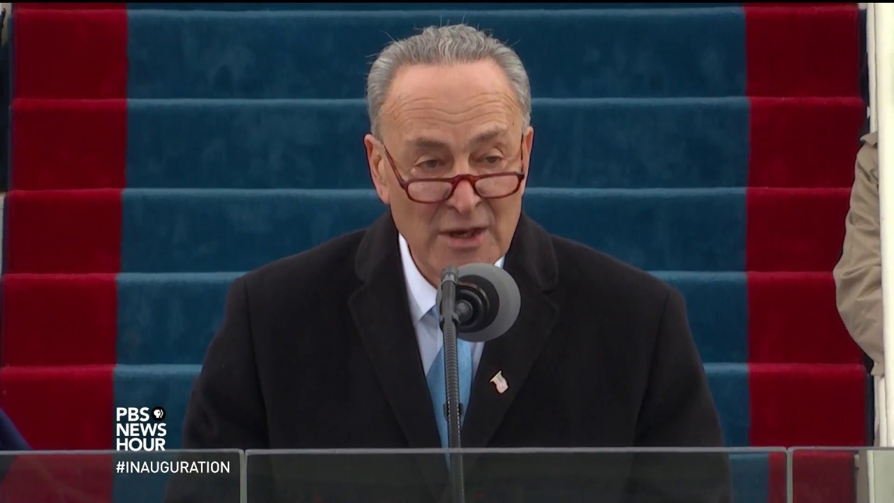 Sen. Chuck Schumer delivers remarks and introduces Justice Clarence Thomas