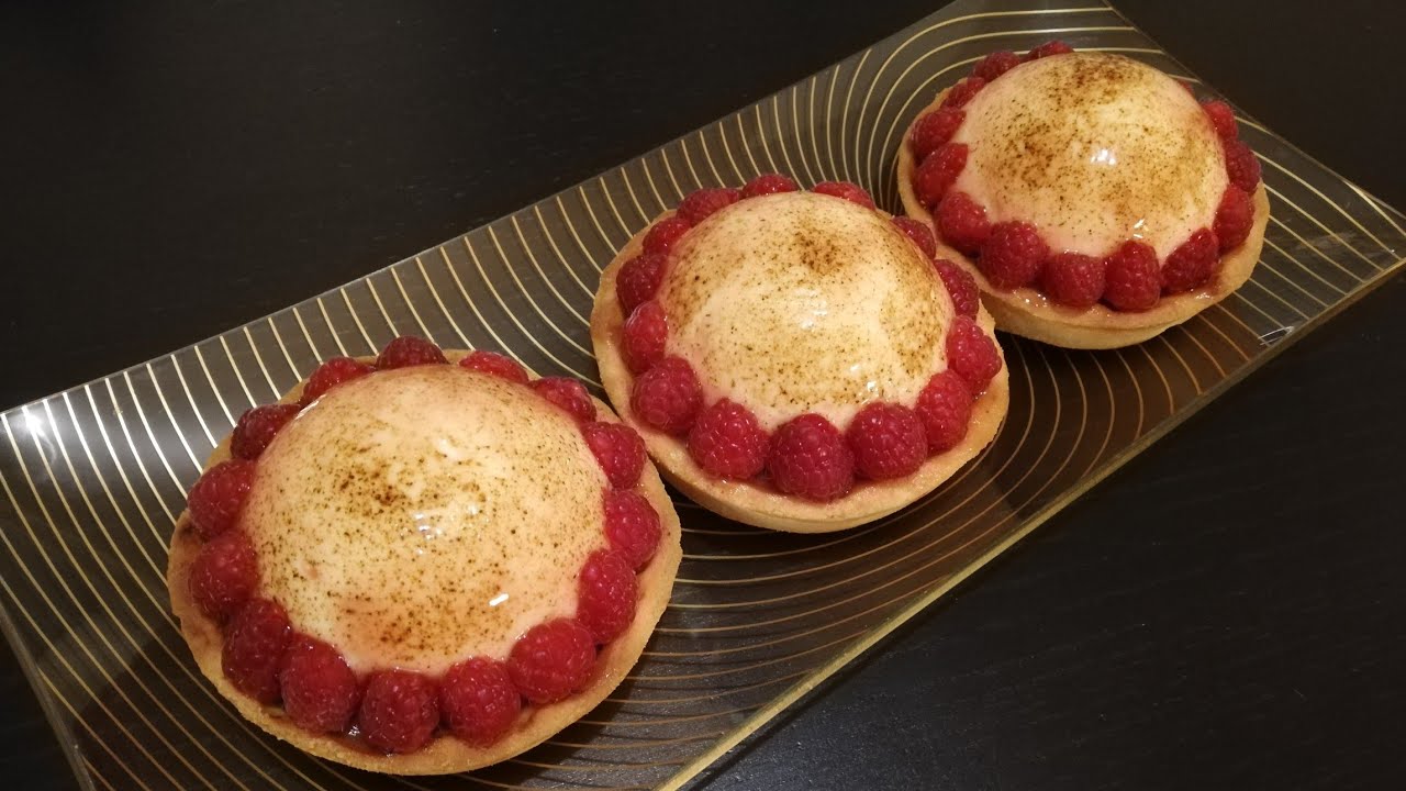 Tartelette chiboust framboise