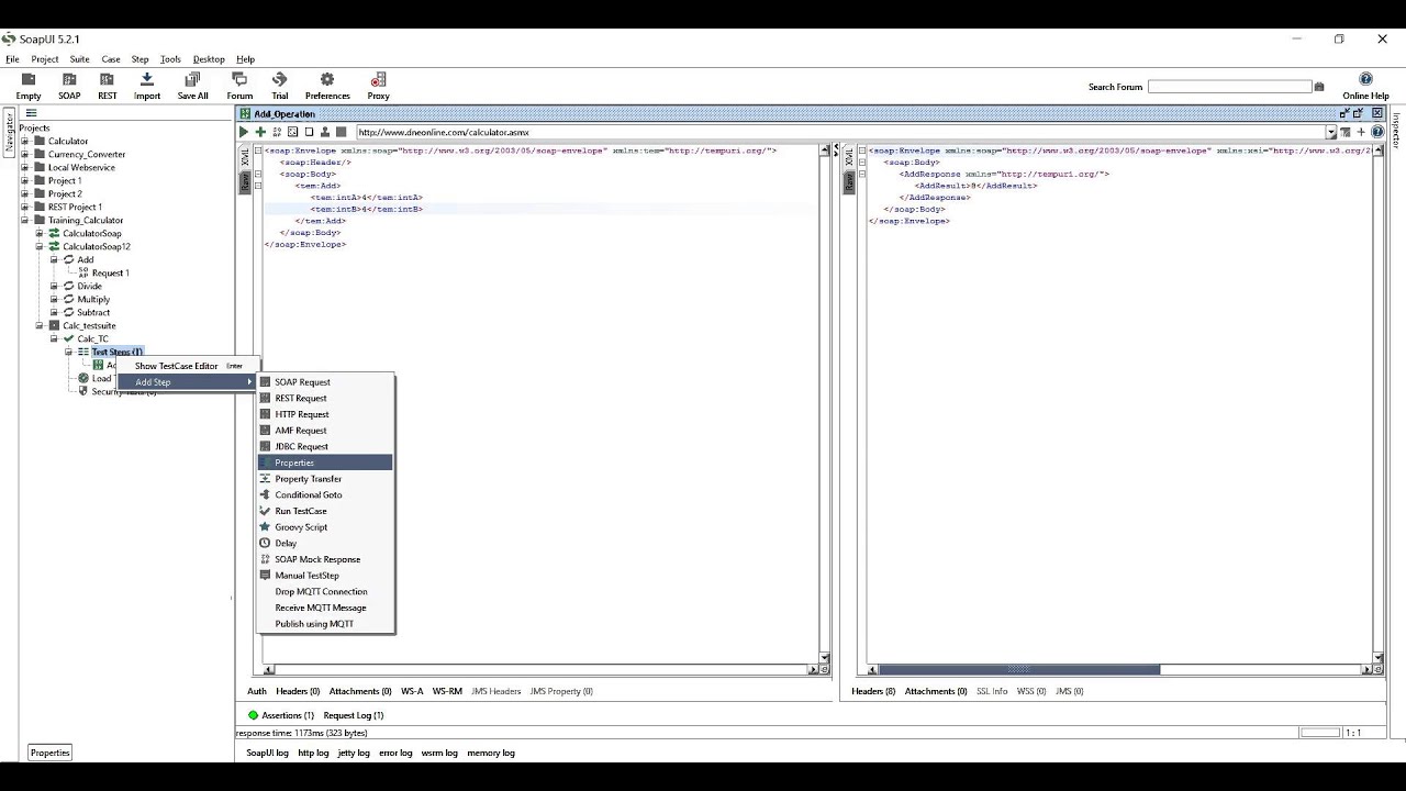 How to create Test Suite, Test Cases in SOAPUI tool