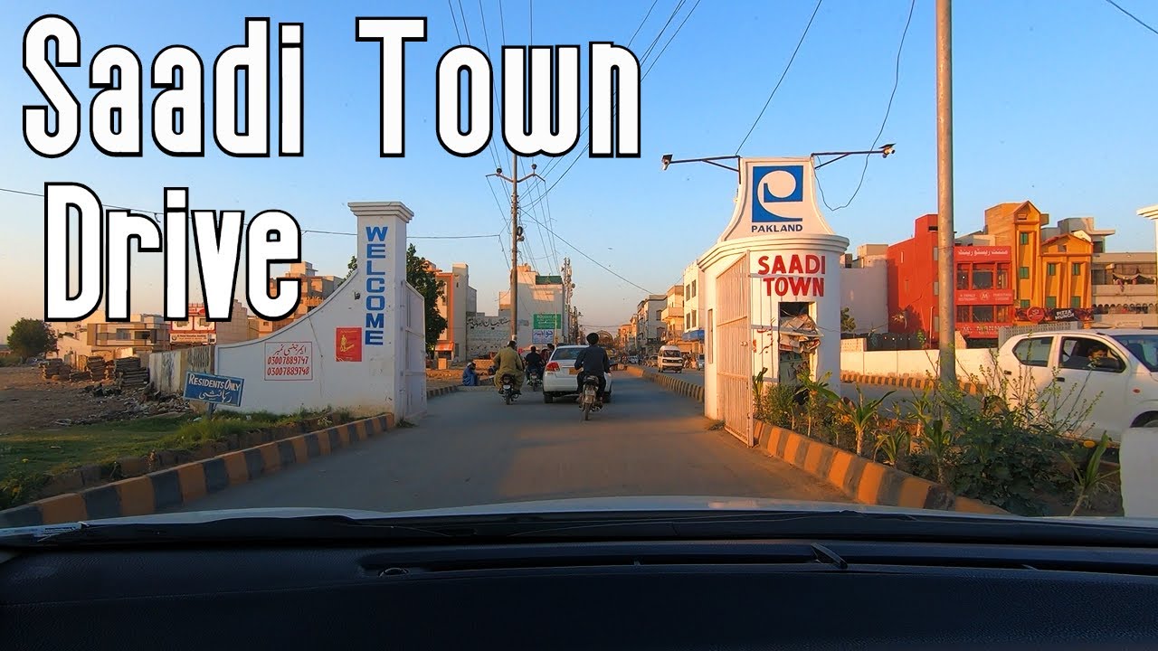 Scheme 33, Saadi Town Karachi Drive