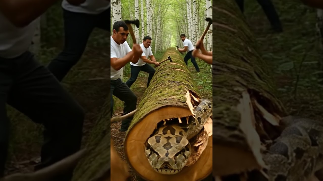 🐍 Giant Snake Rescue in the Woods | Alpha Rescue #cat #wildliferescue #funny #rescueefforts #animals
