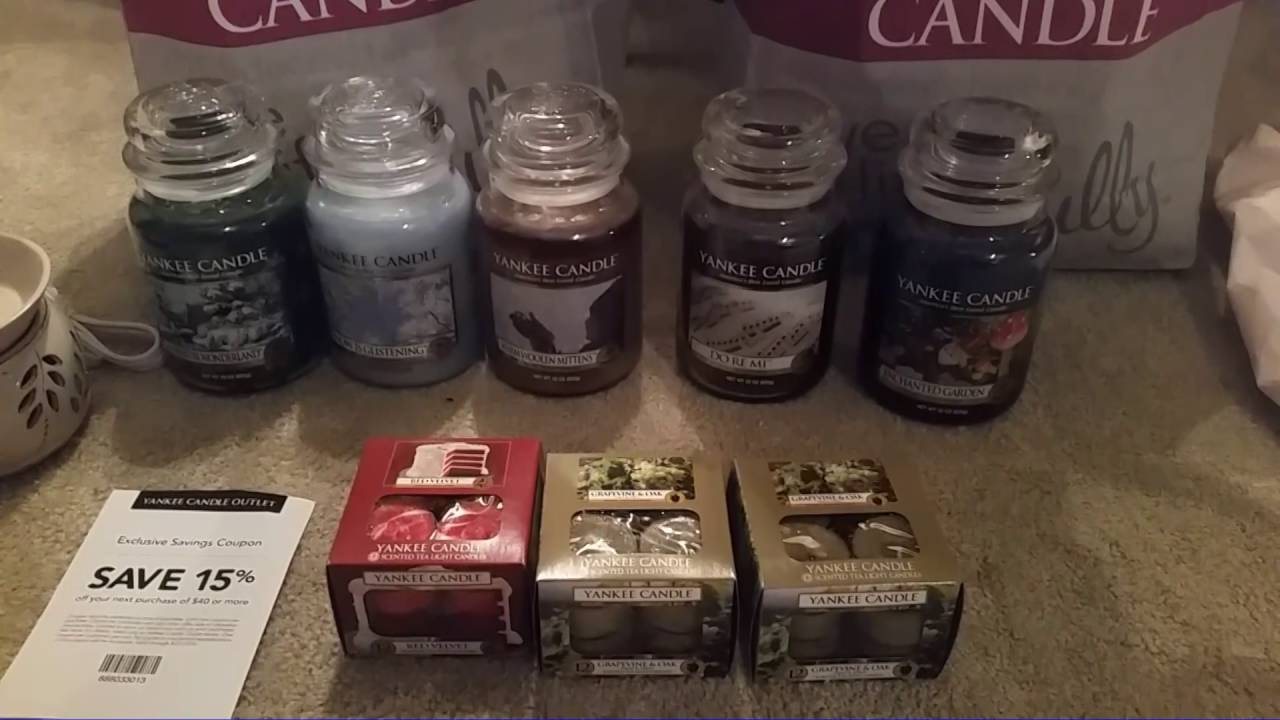 Yankee Candle June 2016 SAS Haul #1, The outlet and mini rant